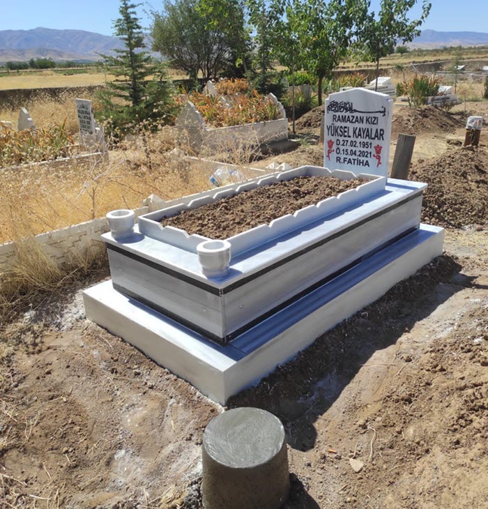 Beyaz Mozaik Mezar Yap�m ��leri